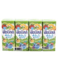 ราคา ดัชมิลล์ โยเกิร์ตพร้อมดื่ม ยูเอชที รสผลไม้รวม 180 มิลลิลิตร แพ็ค 4 (10429085345)
