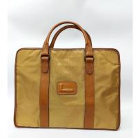 ราคา LANCEL Nylon Leather Boston Bag Travel /Briefcase ของแท้100% กระเป๋ามือสอง แบรนด์แท้ (28012040027)