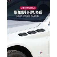 ราคา [1241 คนคอลเลกชัน] รถบุคลิกภาพเหงือกฉลามจําลองเต้าเสียบอากาศดัดแปลงด้านข้างเต้าเสียบอากาศฮู้ดพิทักษ์สติกเกอร์ตกแต่งร้านอา (48300385421)