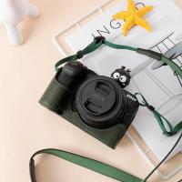 ราคา สมบัติคุณภาพเหมาะสําหรับกระเป๋ากล้อง Nikon Z30 Z50 Z30 Z50 เคสหนังแท้ฐานเคสป้องกันเคสกล้อง Cowhide (42076757596)