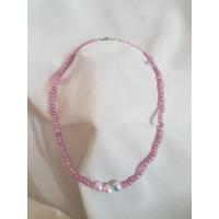 ราคา สร้อยคอลูกปัด | สร้อยข้อมือสร้อยคอ | สีม่วงมุก (25078290432)