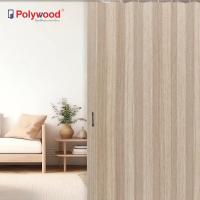 ราคา ฉากกั้นห้อง ผิวลายไม้ แทนมาเบิ้ล ขนาด 90x200 Smart Curtain Polywood ประตูกั้นห้อง uPvc 90x200 cm (27741700841)