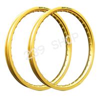 ราคา วงล้อ ล้อ17 ล้อโลขอบ17 SUPER DRAG RIM 1.40-17 สีทอง DID รุ่น STREET ทรง DID ขอบเรียบ 1 คู่ 2 วง วงล้อ โล BO SHOP (51003009147)