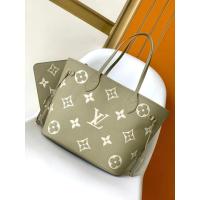 ราคา Louis Vuitton M46649 กระเป๋า tote หนังลายกรีน ดีไซน์ลายนูน พร้อมสายสะพายถอดได้ (49253066271)