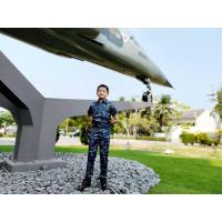 ราคา ผู้พันทหารชาย "แขนสั้น" พรางทหารอากาศ ชุดทหารเด็ก ชุดอาชีพในฝันเด็ก (44315230541)