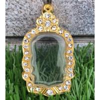 ราคา กรอบพระ กรอบนั่งพาน กรอบทองล้อมเพชร (2299883208)
