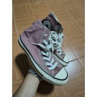 ราคา Converse All Star หุ้มข้อสีน้ำตาล ไซร้ 35/22 มือสองของแท้ (44801429491)