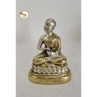 ราคา พระอุปคุต พระบัวเข็ม ทำจากทองเหลืองแท้ 100%ทำผิวสองกษัตริย์ พิมพ์ไม่ใส่หมวก ขนาด หน้าตัก 3" (11641893039)