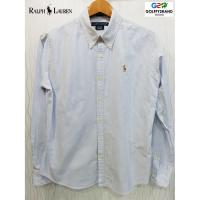 ราคา Polo Ralph Lauren แท้ เสื้อเชิ๊ตแขนยาวลายฟ้าขาว (2415608483)