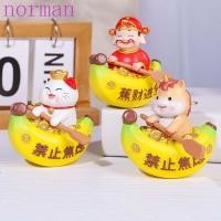 ราคา NORMAN ตุ๊กตาเทพเจ้าแห่งความมั่งคั่ง สามารถเขย่าเรซิน 2026 มาสคอตปีม้า รูปปั้นการ์ตูน เทพเจ้าแห่งความมั่งคั่ง Lucky Cat/ม้าโพนี่ ของขวัญตรุษจีนขนาดเล็ก (48302500074)
