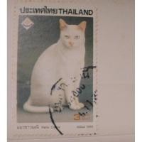 ราคา แสตมป์ไทยสะสมแมวขาวมณีปี1995มีตราประทับ (26163883117)