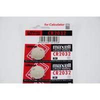 ราคา ถ่านเครื่องคิดเลข Maxell CR2032 Brand Japan 3V ของแท้ 100% ถ่านรีโมท ถ่านเครื่องชั่งน้ำหนัก (926217384)