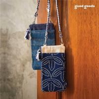 ราคา กระเป๋าสะพายผ้าคราม Good Goods (29060150169)