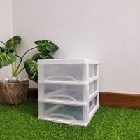 ราคา ลิ้นชักเอกสาร ลิ้นชักเอกสาร A4 กล่องลิ้นชัก 3 ชั้น สีขาว สำหรับใส่เอกสาร กระดาษ พลาสติกแข็งแรง (28156502649)