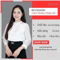 ราคา Mc Fashion เสื้อเชิ้ตสีขาวผู้หญิงแท้ ta1430 (43308824283)