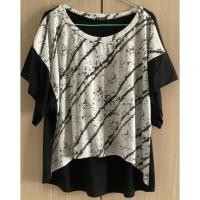 ราคา เสื้อผ้ายืดทรงผีเสื้อหน้าสั้นหลังยาว Haas ฟรีไซด์ อก 42” หน้าสั้น 17” หลังยาว 25”(มือสองของแม่ค้าเองค่ะ) (19565296917)