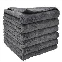 ราคา 40X40CM 1pc Coral Velvet Car Wash Microfiber Towel Polishing Cloth Soft Edgeless Car Detailing Waxi (50752774858)
