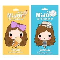 ราคา Midori Air Freshener แผ่นน้ำหอมสไตล์ญี่ปุ่น น้ำหอมในรถยนต์ กลิ่นVanilla +Jasmine แพ็ค 2 ชิ้น สุดคุ้ม (9701926845)