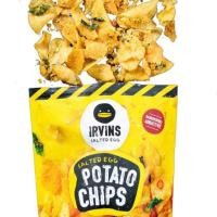 ราคา **ส่วนลด100บาท** [ส่งฟรี] Irvins salted egg(หนังปลาทอดกรอบคลุกไข่เค็ม ถุงเล็ก105 ถุงใหญ่230g) (1701921700)