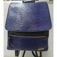 ราคา Ssamzie แบรนด์แท้กระเป๋าเป้สีน้ำเงินอะไหล่สีทองขนาด11" (18129276853)