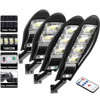 ราคา Upgraded 168LED Solar Street Light Outdoor Waterproof LED for Garden Wall Lamp Adjustable Angle Solar Lamp Built-in 1000 (19587710598)