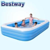 ราคา พร้อมส่ง สระน้ำเป่าลม+ที่สูบไฟฟ้า อย่างหนา Bestway Inflatable Pool (3225510391)
