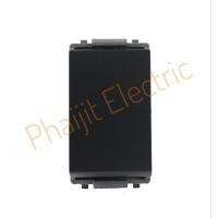 ราคา สวิทช์ 2 ทาง 16A 250V รุ่น W2711A-2-SBL Haco 2 Way Switch 16A 250V 1 Gang Switch 1 Module Matt Dark Black (23468422874)