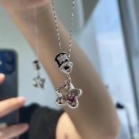 ราคา Yx Star สร้อยคอผู้หญิง Niche ดอกไม้ Collarbone Chain แฟชั่นหญ้าทับทิมของขวัญ (27764300499)