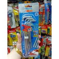 ราคา Texasbull ประแจหกเหลี่ยม 9 ตัวชุด ยาวพิเศษ (ชุดมิล, ชุดหุน, ชุดดาว) (40400703170)