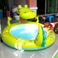 ราคา สระน้ำเป่าลม intex จระเข้ พร้อมที่สูบลมไฟฟ้า (5205155329)