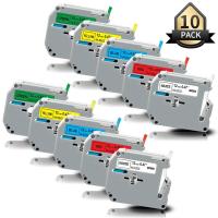 ราคา Topcolor 10pk 12 มม.9 มม.สําหรับ Mk ป้ายเทป Mk231 Mk131 Mk221 Mk121 Mk631 ใช้งานร่วมกับ Brother P Touch Label Maker Pt65 Pt70 (43076252607)