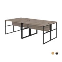 ราคา INDEX LIVING MALL ชุดโต๊ะทำงานขาเหล็ก 4 ที่นั่ง รุ่นแอคทีฟ (18176790433)