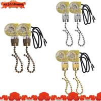 ราคา Uejfrdkuwg สวิตช์ไฟติดเพดาน ZE-109 แบบสองสาย พร้อมสายดึง สําหรับพัดลมเพดาน 2 ชิ้น (23885785934)