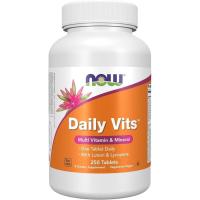 ราคา อาหารเสริม NOW Foods วิตส์รายวัน™, One Tablet Daily with Lutein & Lycopene 250 เม็ด (46702375270)