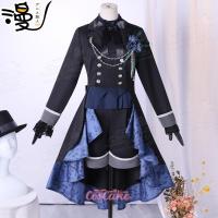 ราคา บัตเลอร์สีดํา Kuroshitsuji Ciel Phantomhive Blue คอสเพลย์เครื่องแต่งกายชุดเครื่องแบบ (29881583675)