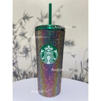 ราคา แก้วสตาร์บัคส์ Starbucks Metallic Green Crystal Bling 16oz. ทัมเบลอร์สตาร์บัคส์สแตนเลสสตีล (29766869264)