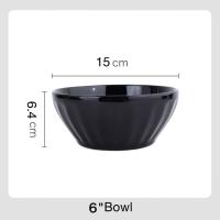 ราคา ถ้วยเซรามิค 6 นิ้วสีดำ (26885936333)