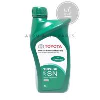 ราคา TOYOTA แท้เบิกศูนย์ น้ำมันเครื่อง กึ่งสังเคราะห์ 10W-30 เครื่องยนต์เบนซิน GENUINE MOTOR OIL ขนาด 1 ลิตร (12639112526)