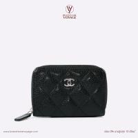 ราคา C H A N E L Classic Zipped Coin Purse (40616050373)
