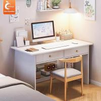 ราคา ORANGE โต๊ะทํางาน สีขาว 80/70/60CM โต๊ะคอมพิวเตอร์ โต๊ะทำงานโต๊ะ แต่งหน้าโต๊ะทำงาน โต๊ะอ่านหนังสือสไตล์มินิมอล (41252498797)