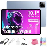 ราคา แท็บเล็ต 15 10 นิ้ว, RAM 12GB + ROM 512GB, Octa-Core, 25601600 IPS HD Touchscreen, 16MP+32MP Dual Camera, WiFi 7, BT5.4, 8000mAh (สีน้ําเงิน) (46503131246)