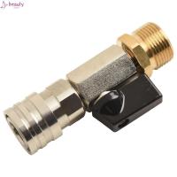 ราคา BEAUTYVE-MY [ใหม่เอี่ยม] บอลวาล์วเครื่องซักผ้าแรงดันสูง 1/4 M22 Quick Connector สําหรับเครื่องซักผ้าไฟฟ้า (41470022983)