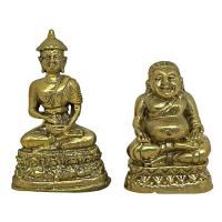ราคา พระอุปคุต พระสังกัจจายน์ พระบัวเข็ม พระอ้วนจีน พระจิ๋ว วัสดุทองเหลือง (2 องค์ / ชุด) Home Decor by Boss (10199736130)