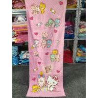ราคา HelloKitty ผ้าขนหนูผ้าฝ้าย 110*40 ซม.纯蒂猫棉巾กีฬา毛巾吸水 (23143304236)