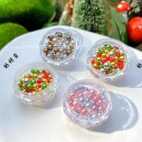 ราคา ใหม่สีมุกคริสต์มาสชุดเครื่องประดับผสมสามมิติไฮไลท์สีแดงสีเขียวมุกอุปกรณ์เสริม (55550886640)