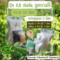 ราคา ปุ๋ย AB สำหรับปลูกผักไฮโดรโปนิกส์ (ขนาด 50 ลิตร) แพ็คชุดละ 5 ลิตร (44204292914)