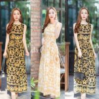 ราคา ❌ถูกที่สุดในแอพ❌ Maxi dress versace (1194560140)