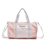 ราคา กระเป๋า GUESS Factory Logo Duffle Bag สีชมพู ของแท้ พร้อมส่ง (1937513220)