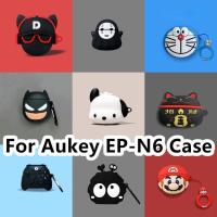 ราคา 【Direct Supply】เคสหูฟัง แบบนิ่ม ลายการ์ตูนฉลาม และสุนัข สําหรับ Aukey EP-N6 EP-N6 (23371580797)