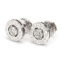 ราคา ต่างหู BVLGARI เค้กกลม สีขาวทอง เพชร เสริมความสวยงามให้สุภาพสตรี (52753172240)